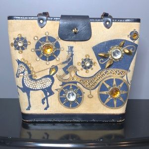 Vintage Enid Collins Carriage Box Bag